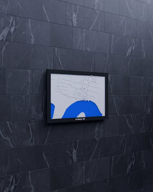 St Marys, GA, Hoa Kỳ - Mô hình 3D thu nhỏ - Image 4