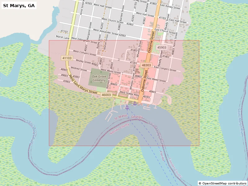 St Marys, GA, Hoa Kỳ - Mô hình 3D thu nhỏ - Image 8