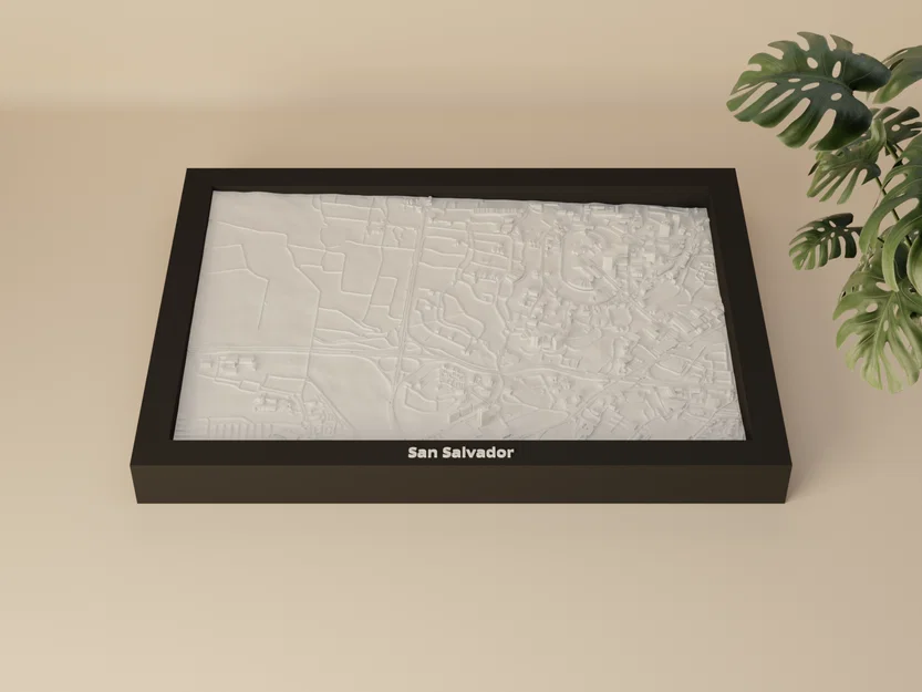 San Salvador, El Salvador - Bản thu nhỏ 3D - Image 2