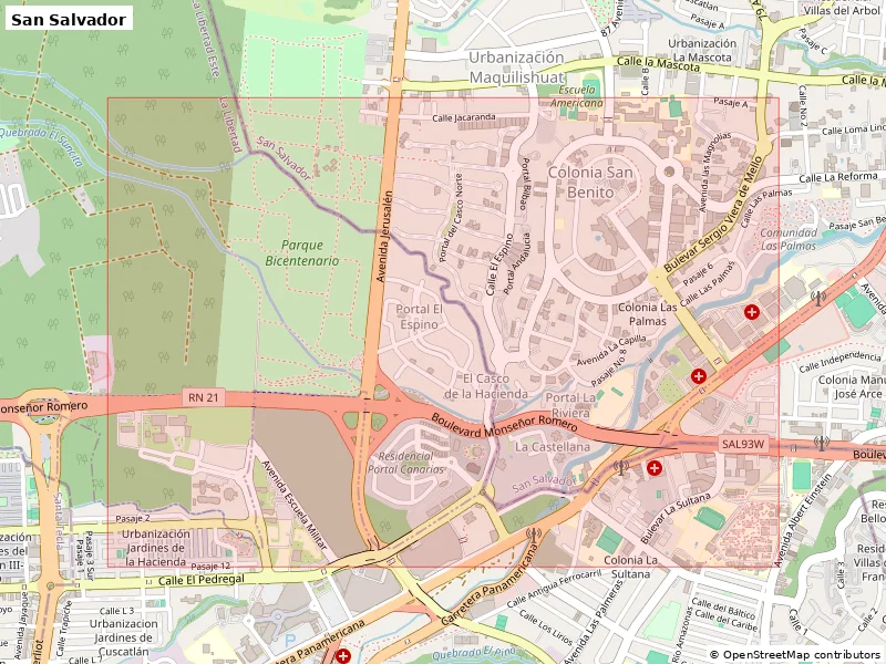 San Salvador, El Salvador - Bản thu nhỏ 3D - Image 8