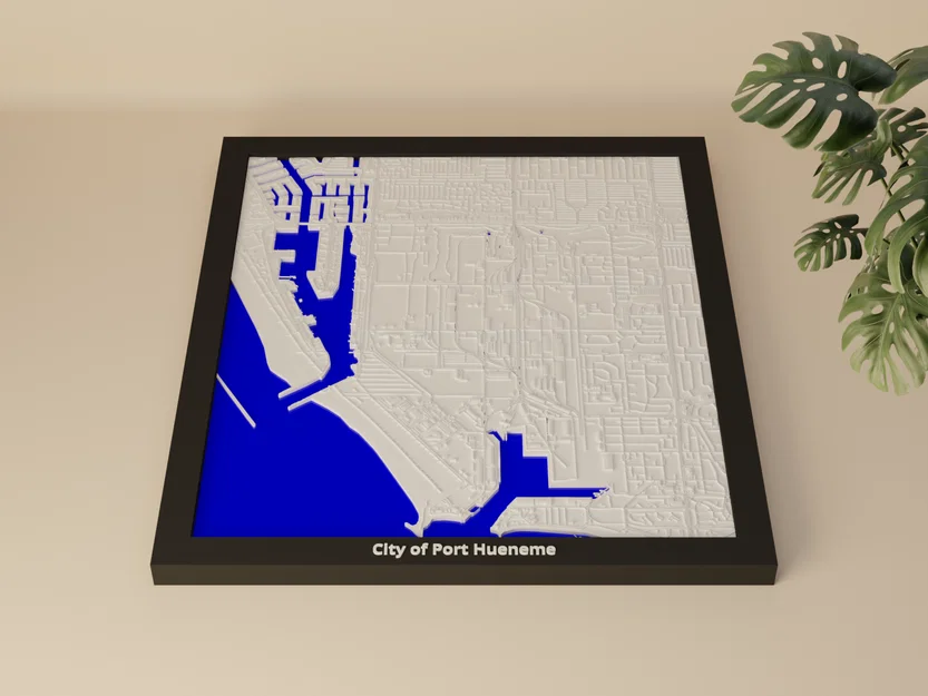 City of Port Hueneme (Hoa Kỳ) - Mô hình thu nhỏ 3D - Image 1