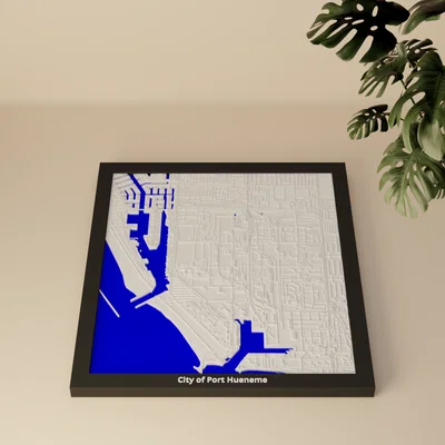 City of Port Hueneme (Hoa Kỳ) - Mô hình thu nhỏ 3D