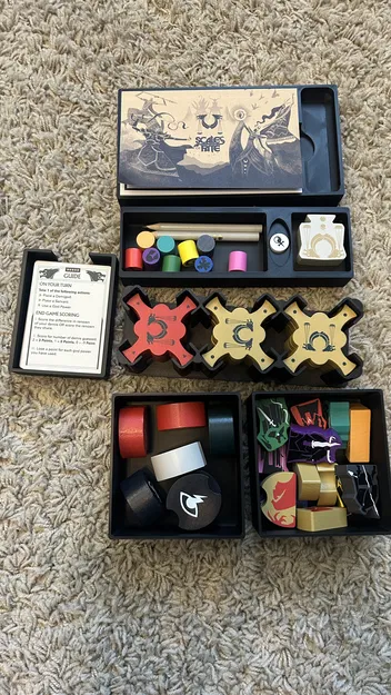 Khay Insert cho Scales of Fate Deluxe (Board Game Insert) - Image 1