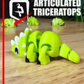 Triceratops Khớp Nối — Bé Khủng Long Ba Sừng Lắc Lư Hầm Hố - Thumbnail 3
