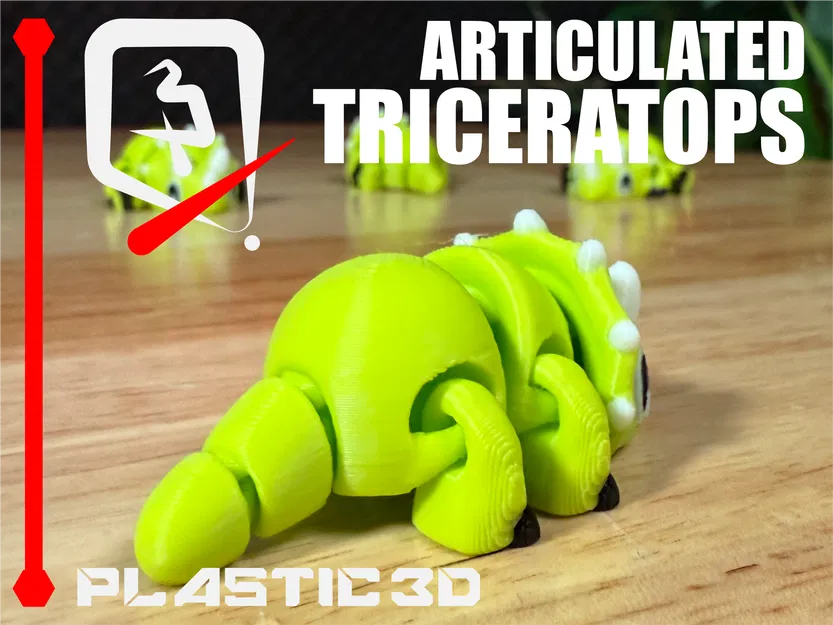 Triceratops Khớp Nối — Bé Khủng Long Ba Sừng Lắc Lư Hầm Hố - Image 6