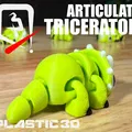 Triceratops Khớp Nối — Bé Khủng Long Ba Sừng Lắc Lư Hầm Hố - Thumbnail 6