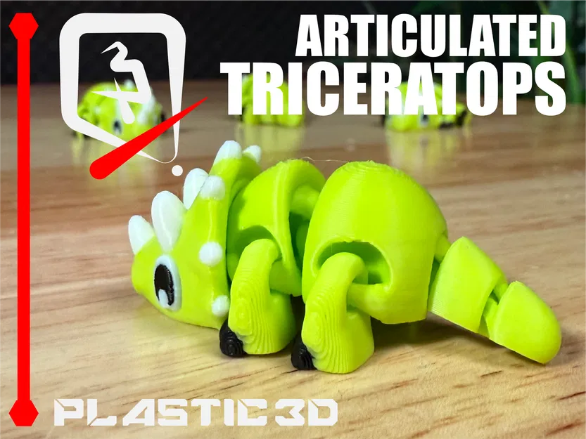 Triceratops Khớp Nối — Bé Khủng Long Ba Sừng Lắc Lư Hầm Hố - Image 7