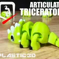 Triceratops Khớp Nối — Bé Khủng Long Ba Sừng Lắc Lư Hầm Hố - Thumbnail 7