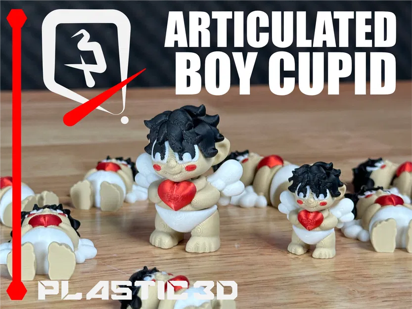 Cupid Bé Trai & Bé Gái khớp nối – Vệ Binh Tình Yêu Valentine - Image 2