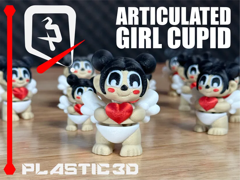 Cupid Bé Trai & Bé Gái khớp nối – Vệ Binh Tình Yêu Valentine - Image 3