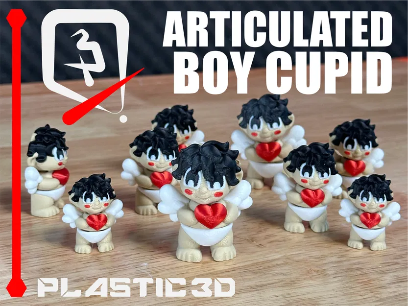 Cupid Bé Trai & Bé Gái khớp nối – Vệ Binh Tình Yêu Valentine - Image 6