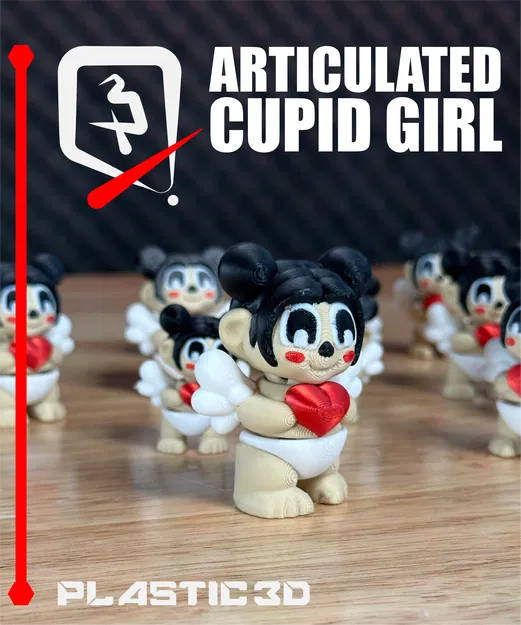 Cupid Bé Trai & Bé Gái khớp nối – Vệ Binh Tình Yêu Valentine - Image 8