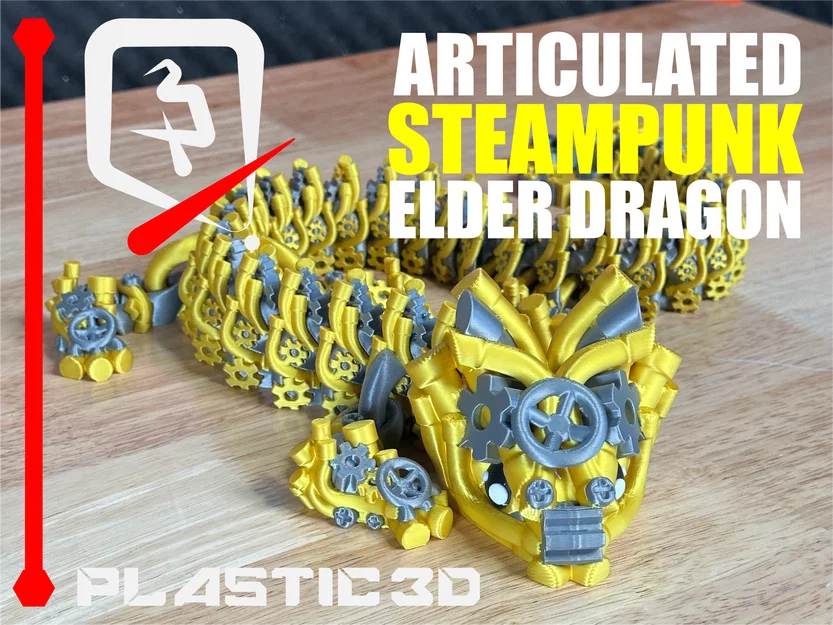 Steampunk Dragon Elder — Huyền Thoại Clockwork Liền Mạch - Image 1