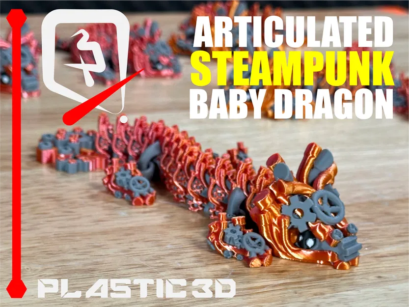 Rồng Con Steampunk Articulated — Huyền Thoại Clockwork Liền Mạch - Image 2