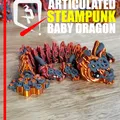 Rồng Con Steampunk Articulated — Huyền Thoại Clockwork Liền Mạch - Thumbnail 8