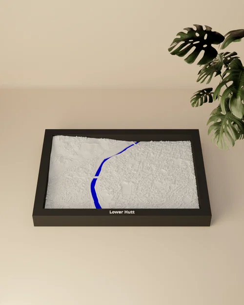 Lower Hutt, New Zealand - Mô hình thu nhỏ 3D - Image 1