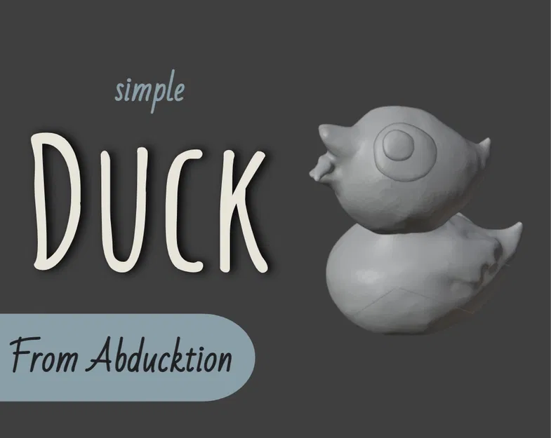 Abducktion Duck – Mẫu vịt thè lưỡi từ game Abducktion - Image 1
