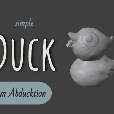 Abducktion Duck – Mẫu vịt thè lưỡi từ game Abducktion