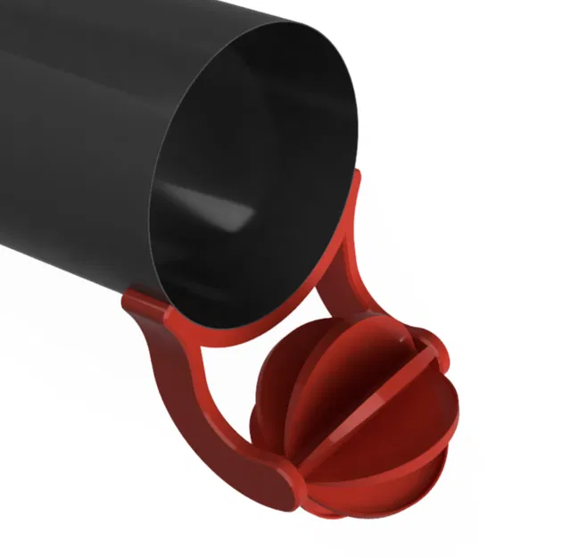 Cối xay nước gắn ống xả nước mưa (Downspout Watermill) - Image 2