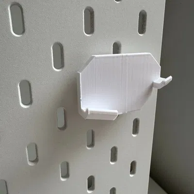 Giá Treo Thước Kẹp cho IKEA Skadis (kèm móc)