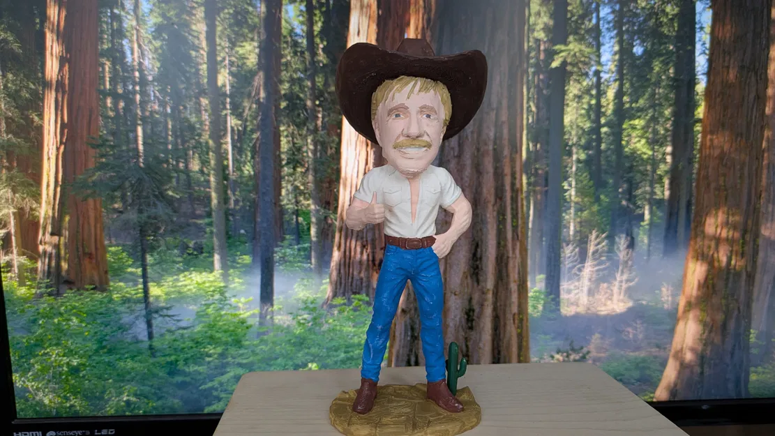 Chuck Norris BobbleHead (Đầu lắc lư) - Image 2