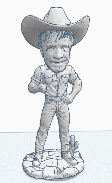 Chuck Norris BobbleHead (Đầu lắc lư) - Image 3