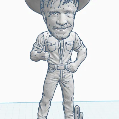 Chuck Norris BobbleHead (Đầu lắc lư)