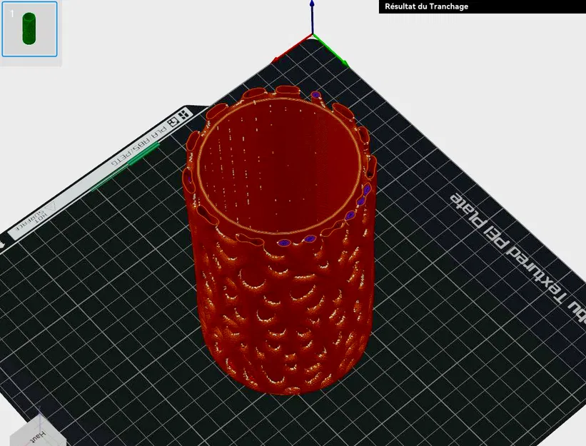 DECIMATED VASE – Bình hoa lưới organic 2 lớp - Image 4