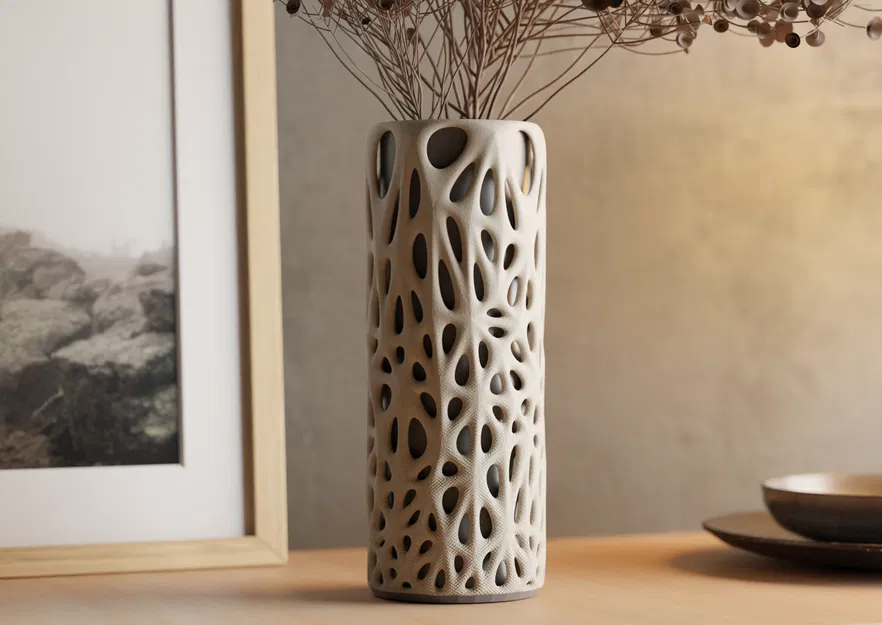 DECIMATED VASE -TWO PARTS (Bình decimated – 2 phần) - Image 3