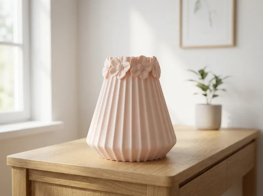 Bình Hoa Blossom Collar Vase - Image 1