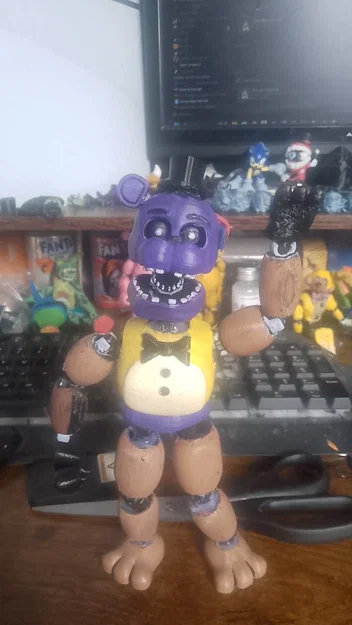 (BETA) Mô hình Retro/Unwithered Freddy dạng action figure - Image 4
