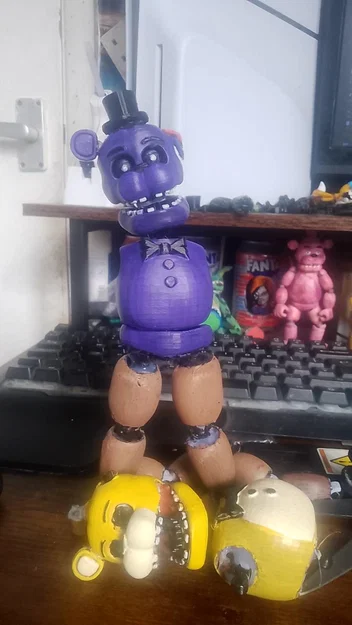(BETA) Mô hình Retro/Unwithered Freddy dạng action figure - Image 5