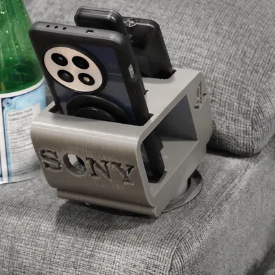 Khay Đựng Remote & Điện Thoại Gắn Khay Ly Trên Ghế Sofa