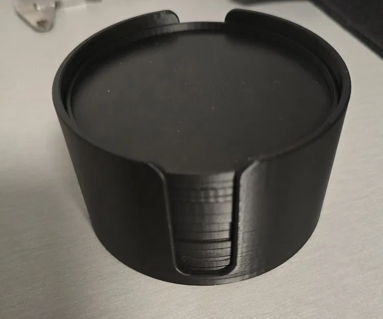 Khay/giá đựng lót ly (coaster) – Under-Cup Holder / Coaster Organizer - Image 1