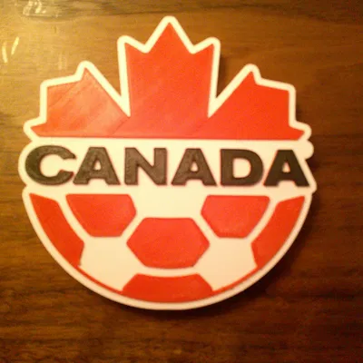 Lót ly hoặc bảng treo logo bóng đá Canada