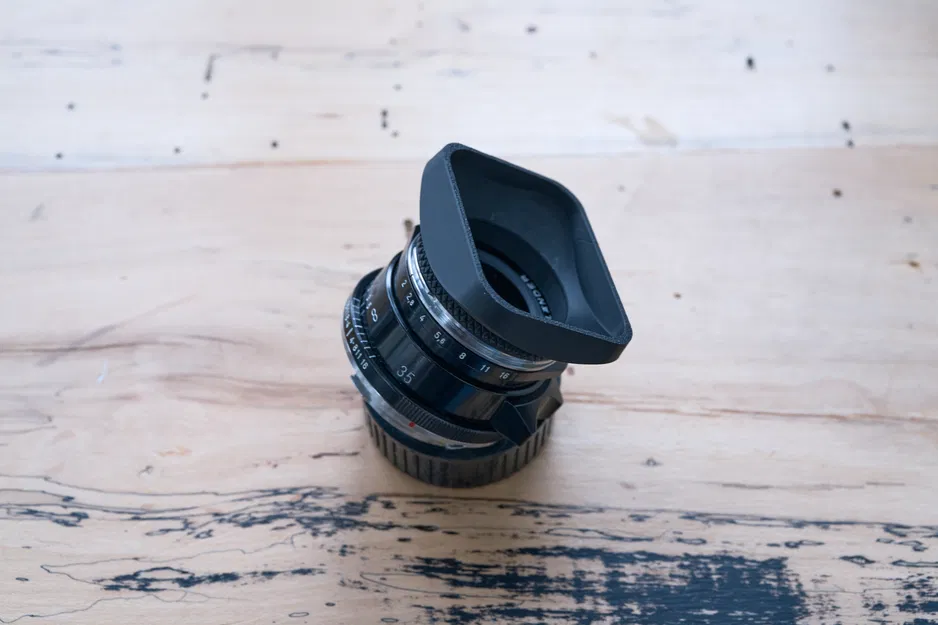 Hood che nắng vuông ren vặn 39mm cho 35mm - Image 1