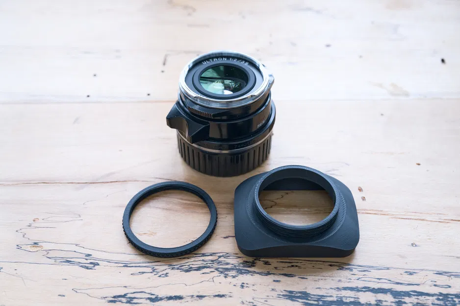 Hood che nắng vuông ren vặn 39mm cho 35mm - Image 2