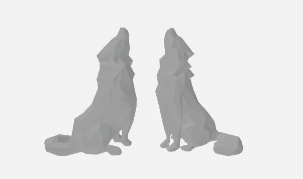 Low Poly Wölfe (Sói Low Poly) - Image 1