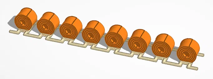 Minitrix-18526 Giá đỡ bobines và bobines - Image 1