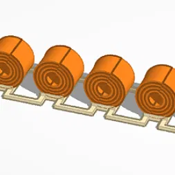 Minitrix-18526 Giá đỡ bobines và bobines