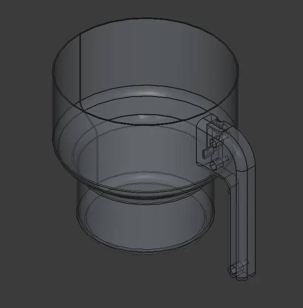 Tay cầm thay thế cho Tschibo Milchaufschäumer (Tschibo Milchaufschäumer-Griff) - Image 5