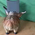Giá phơi miếng rửa chén hình bò Highland (Highland cow sponge dryer) - Thumbnail 3