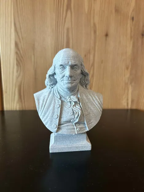 Benjamin Franklin — Tượng bán thân - Image 2