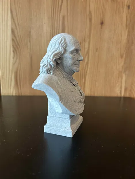 Benjamin Franklin — Tượng bán thân - Image 5