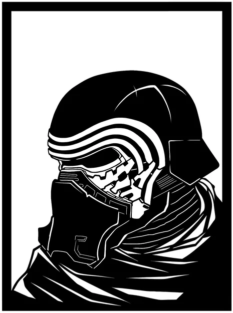 Kylo Ren - Tấm ốp tường / Tranh treo tường - Image 1