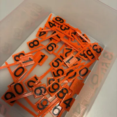 Bảng số nhỏ cho cây nhỏ