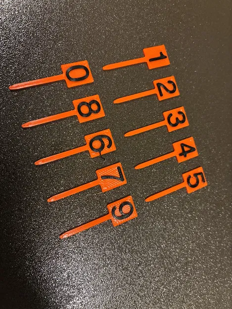 Bảng số nhỏ cho cây nhỏ - Image 3