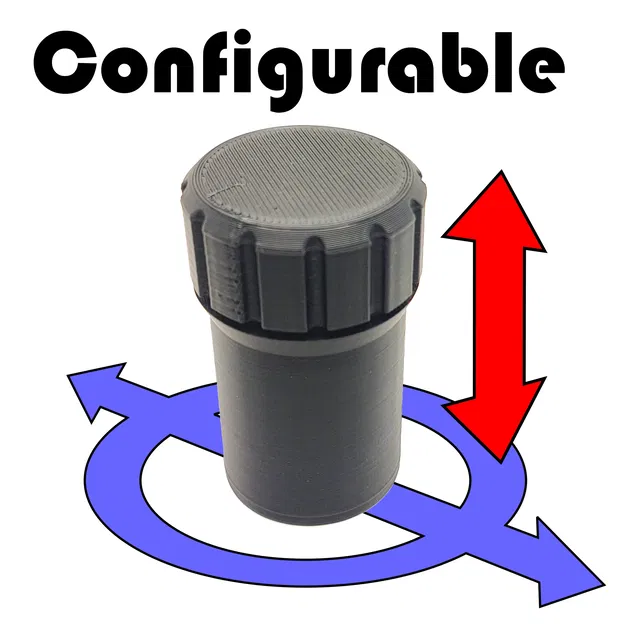 Trình tạo hộp nắp vặn parametric dễ làm, FreeCAD Generator - Image 1