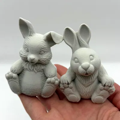 Easter Bunny Duo – Cặp Thỏ Phục Sinh Chibi Dễ Thương