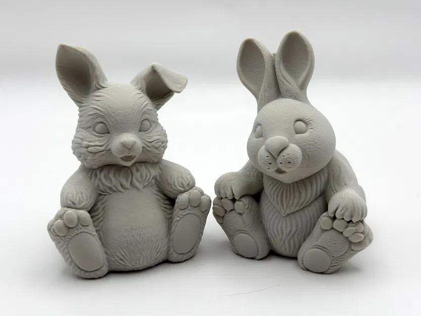 Easter Bunny Duo – Cặp Thỏ Phục Sinh Chibi Dễ Thương - Image 2
